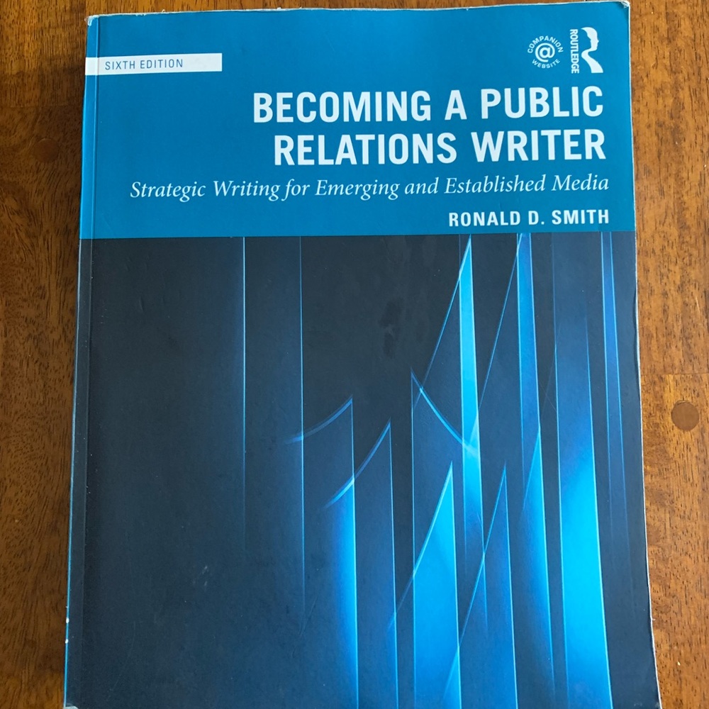 Becoming A Public Relations Writer Sixth Edition
